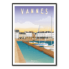 Affiche Vannes - Le port