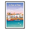 Affiche L'Île d'Yeu - Le port de Joinville