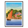 Affiche Le Golfe du Morbihan - La maison rose de Séné