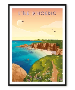 Affiche île Hoëdic
