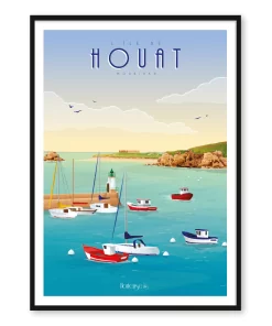 Affiche île Houat