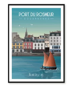 Affiche Douarnenez – Port du Rosmeur