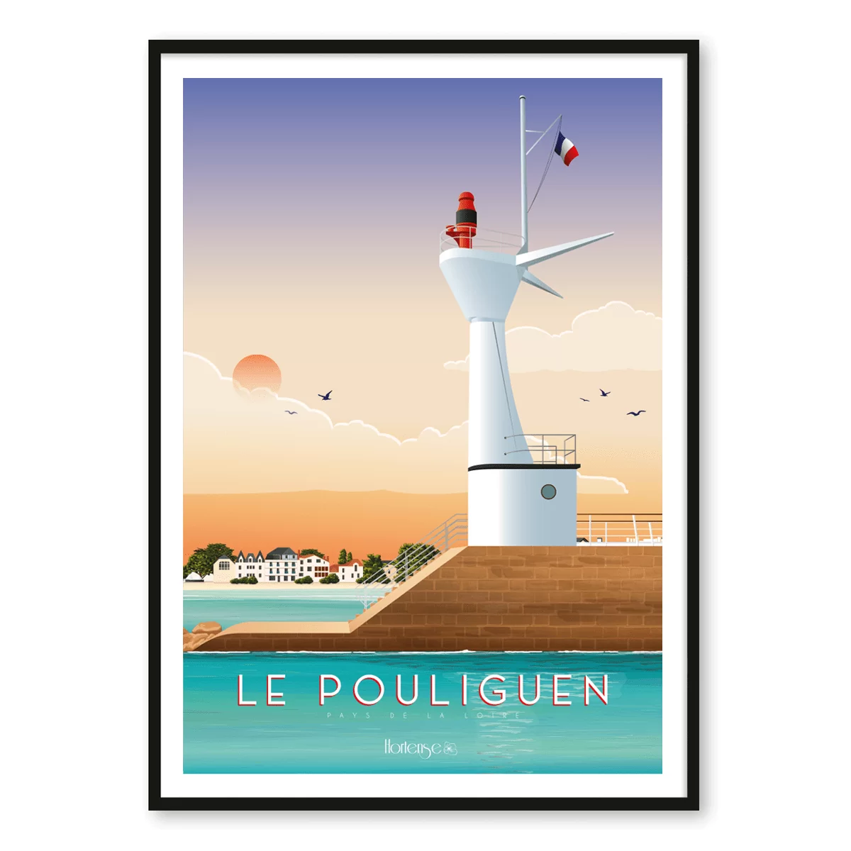 Affiche Le Pouliguen - Pays de la Loire