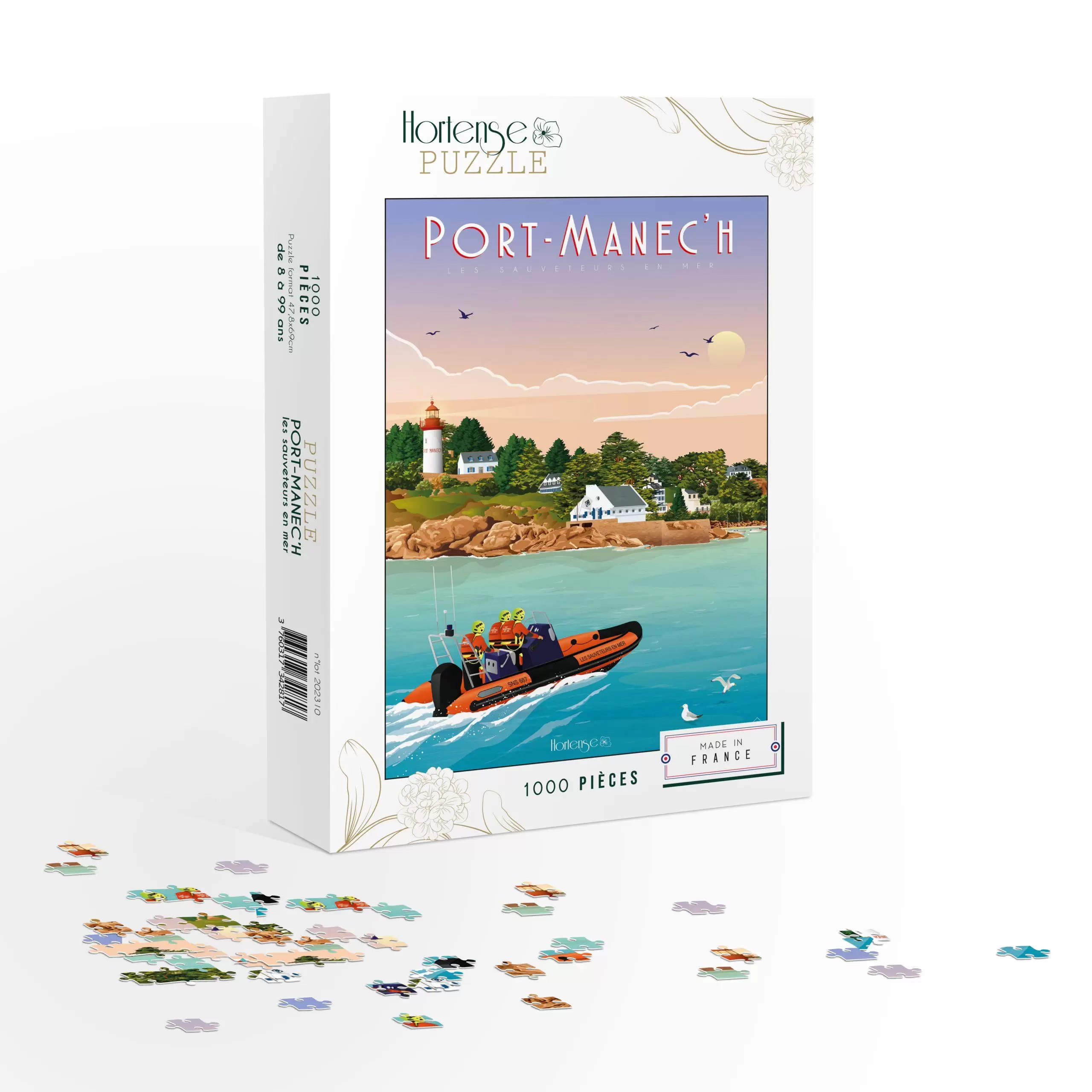 Puzzle Port-Manec’h – Les sauveteurs en mer